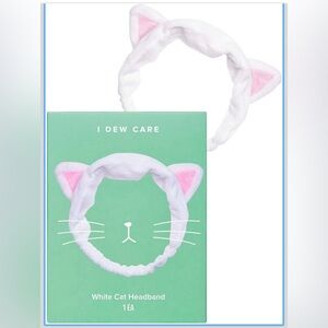 I DEW CARE White Cat Headband